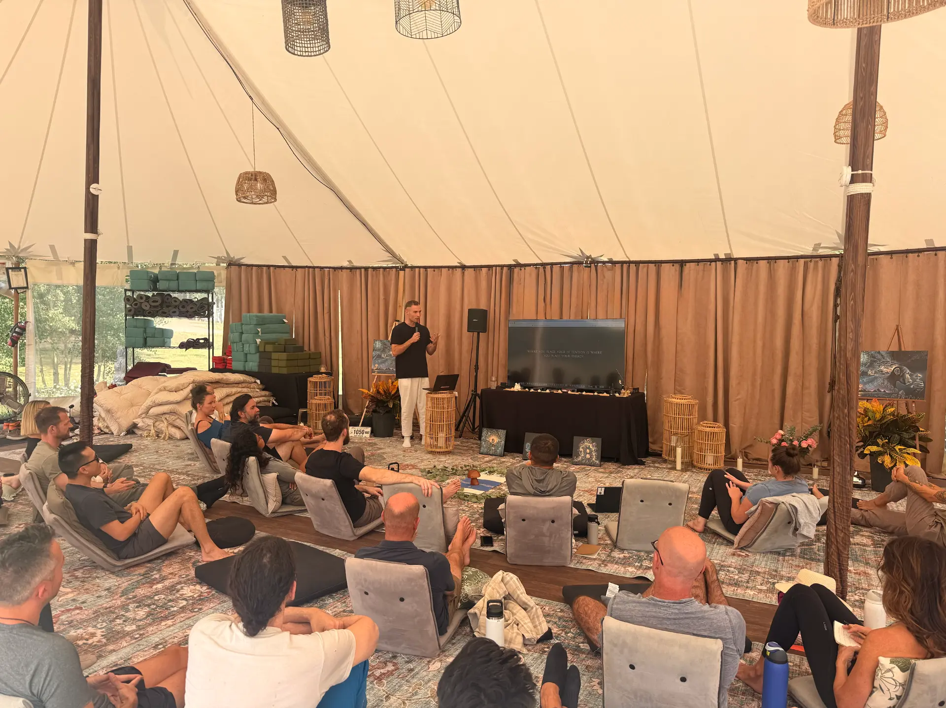 Scene 4 from the first Beyond Bitcoin gathering